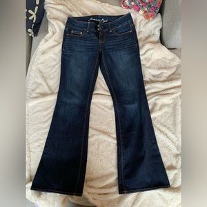 American eagle flare bottom jeans